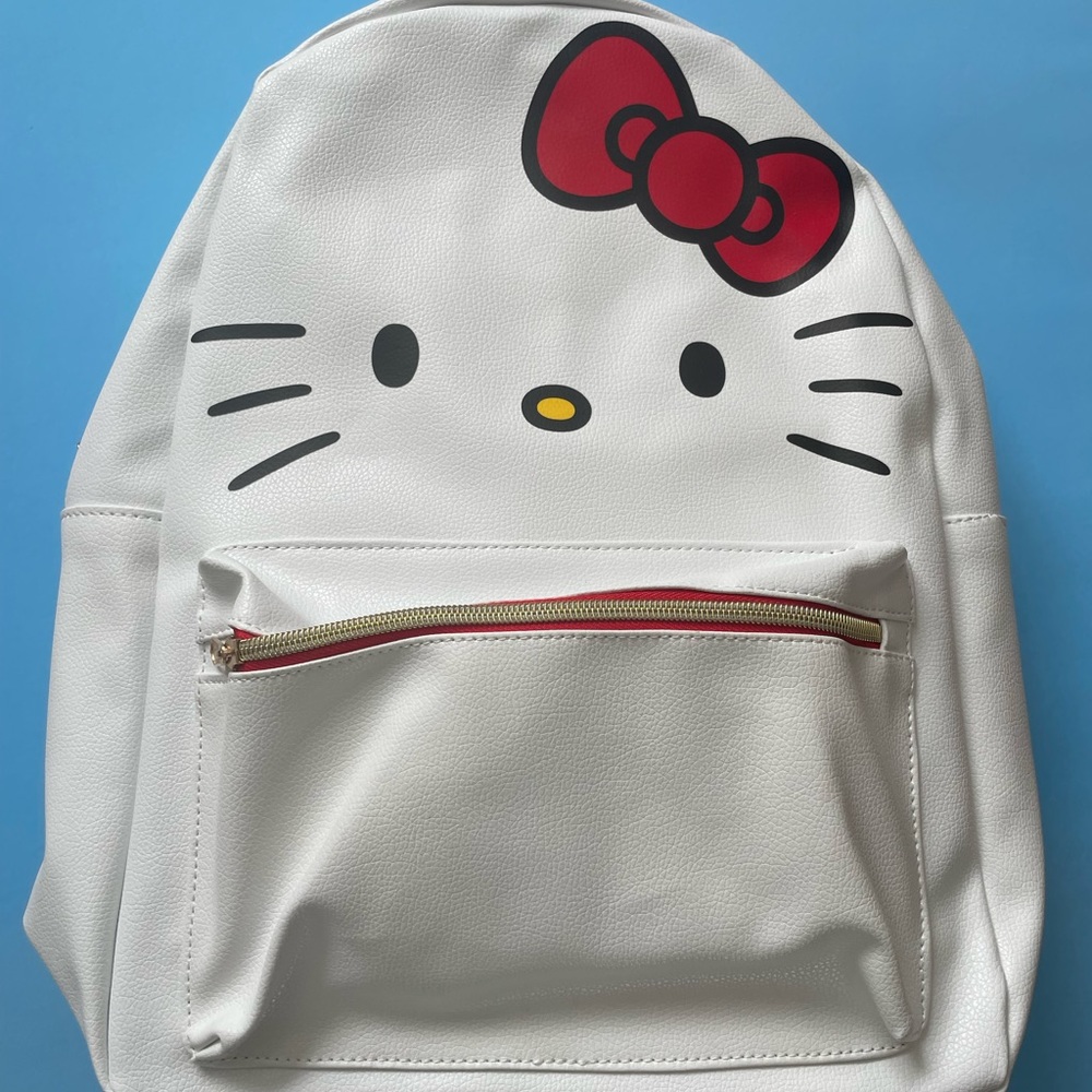 Hello Kitty Faux Leather Backpack NWT